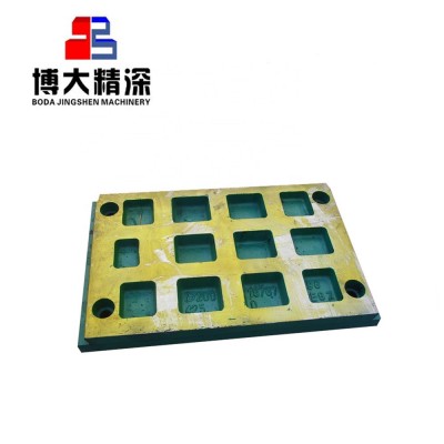 High Quality Stone Crusher Spare Parts Jaw Plate